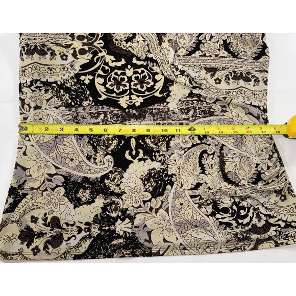 Cato Womens Blouse‎ Shirt Wrap V Neck Sexy Slim Fit Floral Top Career Work- Sz L - Picture 6 of 7